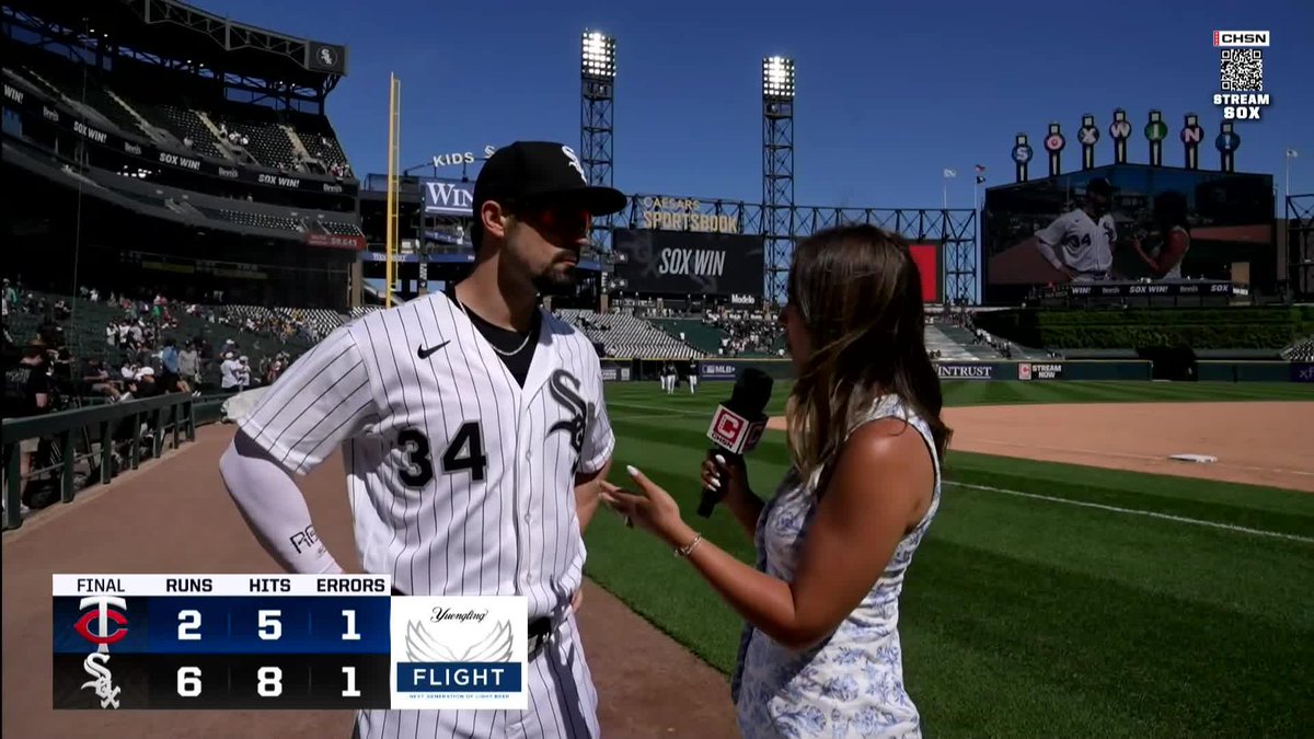 "We win in different facets, and it's been awesome to be a part of." Randal Grichuk is with Brooke Fletcher after the series win over the Twins: