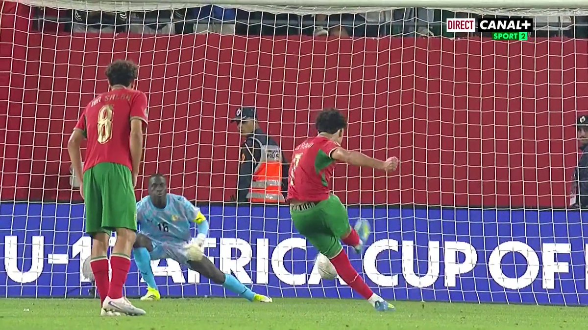 #CANU17 : Le Maroc égalise sur pénalty au bout du temps additionnel 💥 ⚽️