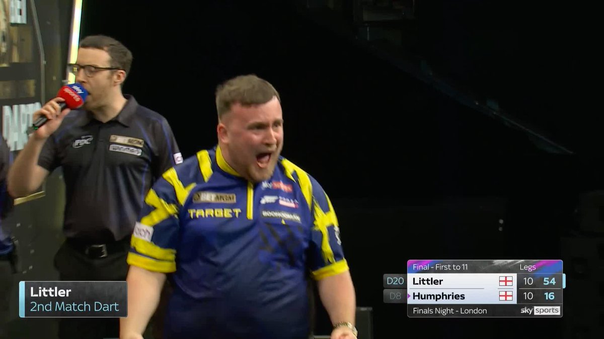 LITTLER WINS THE PREMIER LEAGUE! ☢️ What an INCREDIBLE final 👏 Luke Littler claims his second BetMGM Premier League title, holding his nerve in a dramatic last-leg decider against Luke Humphries in a remarkable final 🔥