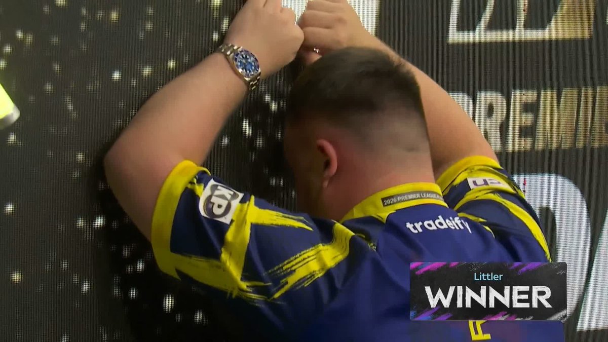 The moment Luke Littler became a two-time Premier League Darts CHAMPION! 🏆👏