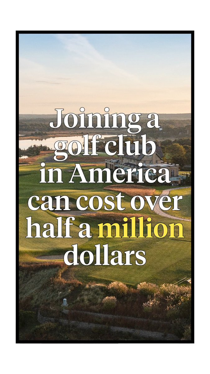 What's the real cost of joining a private golf club? 🤔