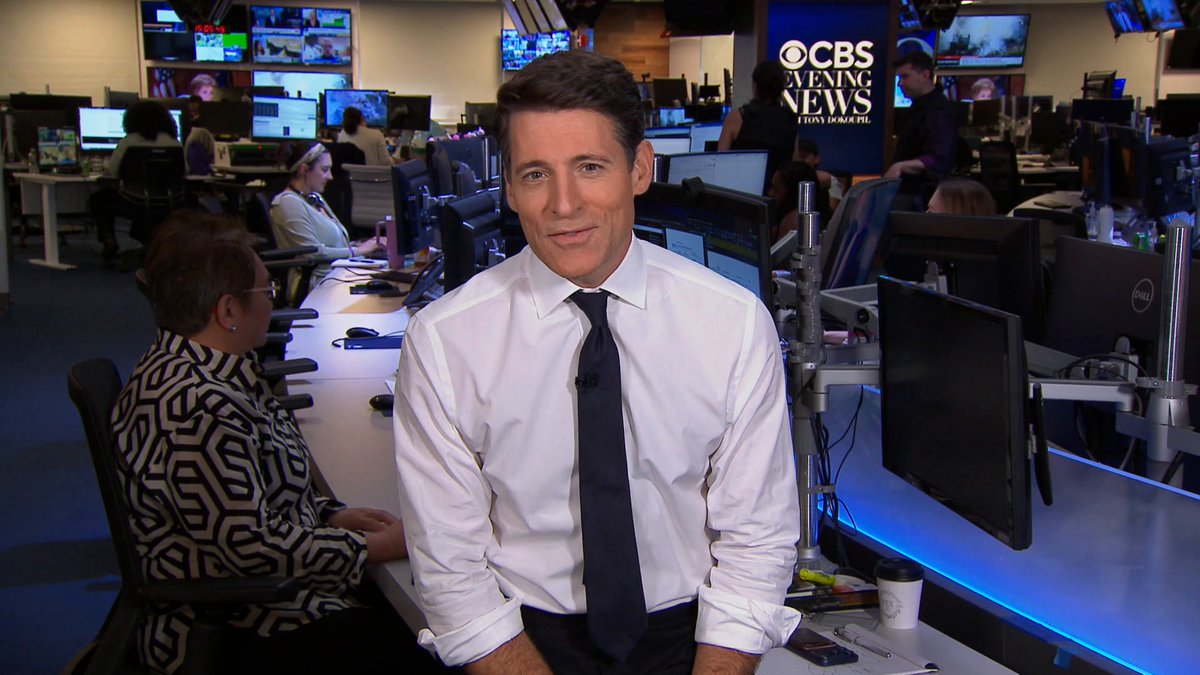 These stories and more coming up tonight on the CBS Evening News with @TonyDokoupil.