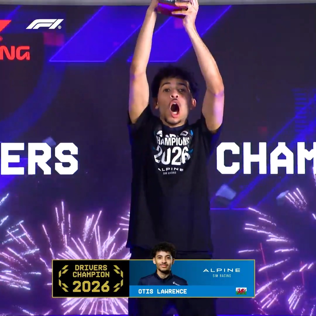 The Drivers' Champion. Crowned 👑🏆 Otis Lawrence is your 2026 F1 Sim Racing Champion 😮‍💨 #F1 #F1Esports