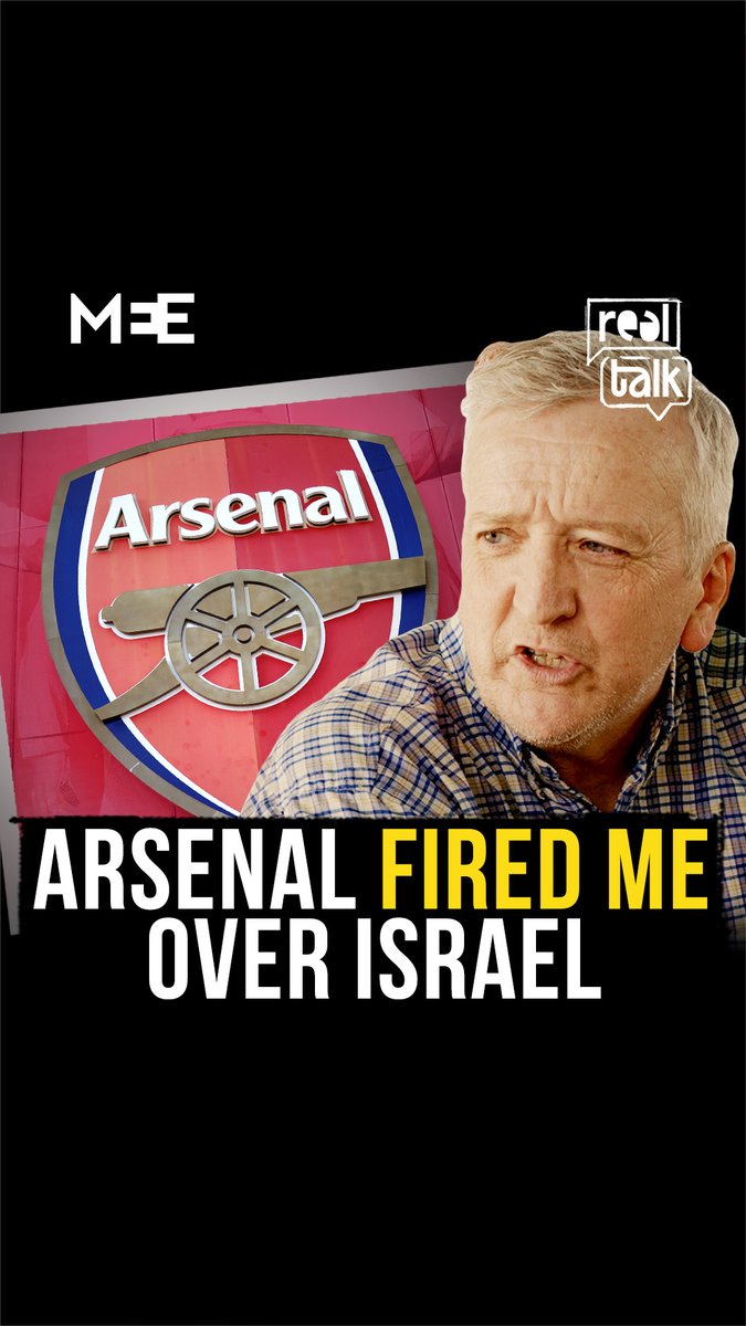 ‘Why would you not want to say the truth?’ Former Arsenal kitman Mark Bonnick was fired in December 2024 by the football club over online posts opposing Israel’s genocide in Gaza. He’s now suing the club for unfair dismissal. Watch full interview➡:
