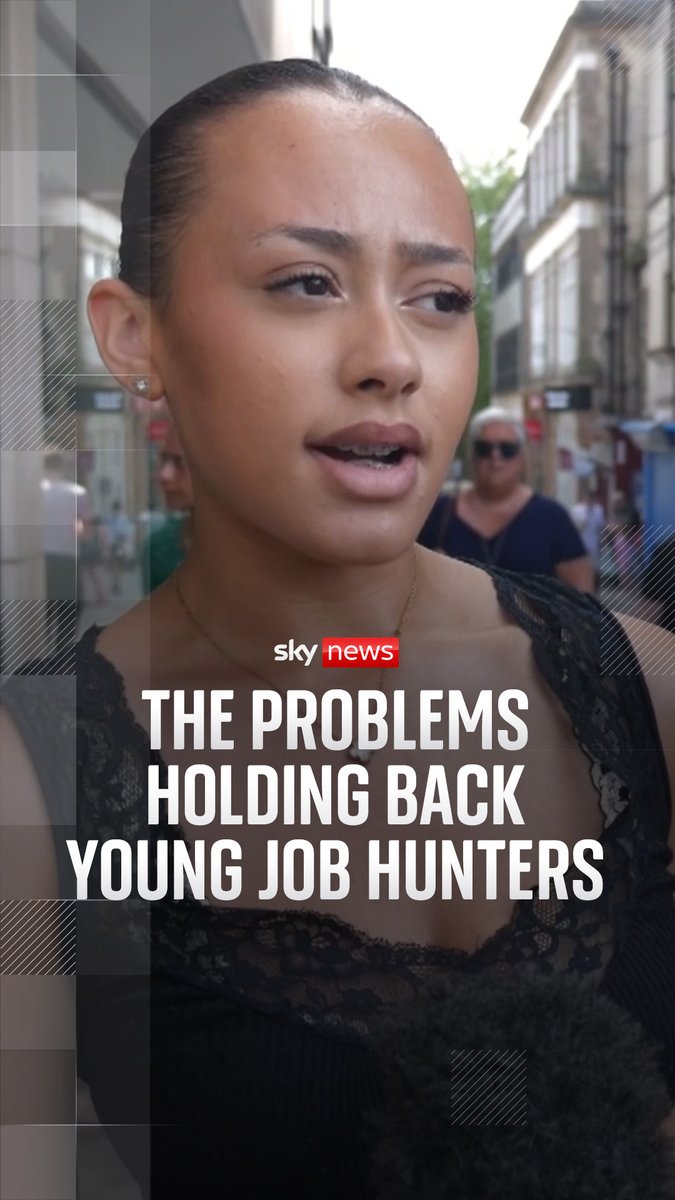 The number of young people not in education, employment or training has risen above 1 million, according to the Office for National Statistics. Sky's Frazer Maude speaks to young people about the problems young job hunters are facing. 🔗