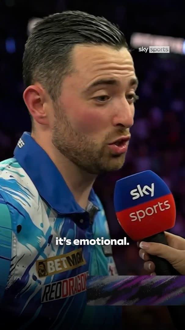 Luke Humphries, always gracious in defeat 👏