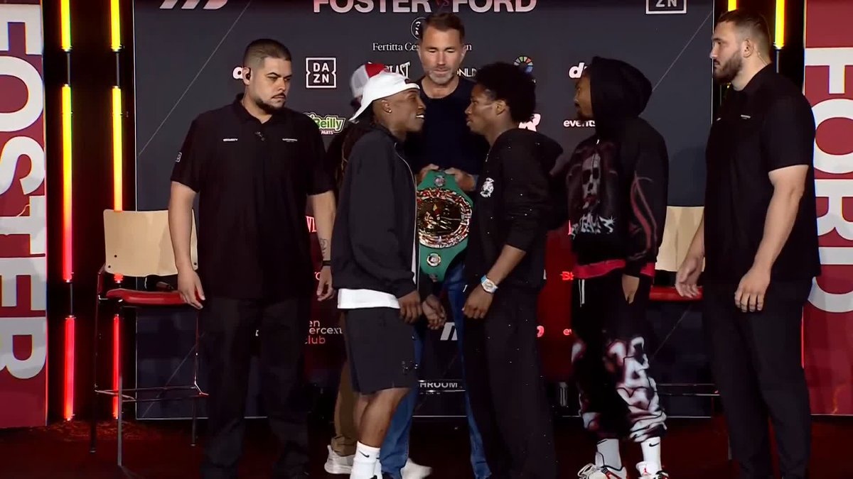 FORD SHOVES SHOCK 😳 #FosterFord this Saturday on DAZN 📺