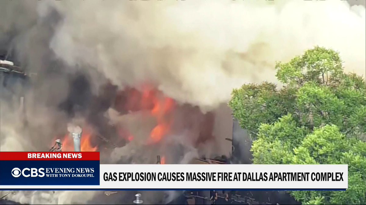 A large explosion after a reported gas leak leveled a Dallas apartment building, injuring at least four people and prompting a massive response from Dallas Fire-Rescue.