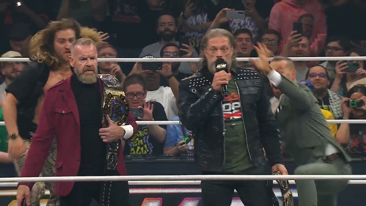 NEW AEW World Tag Team Champions Jay 'Christian' Reso &amp; Adam Copeland's attempt at a 5 Second Pose was violently interrupted by David Finlay &amp; Clark Connors! Watch the #AEWDynamite &amp; #AEWCollision replay RIGHT NOW on @HBOMax!