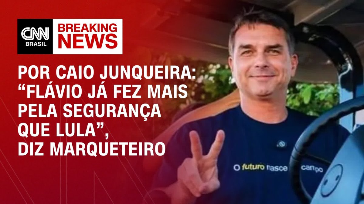 Por Caio Junqueira → Fischer: “Flávio já fez mais pela segurança que Lula”; assista #CNNPrimeTime