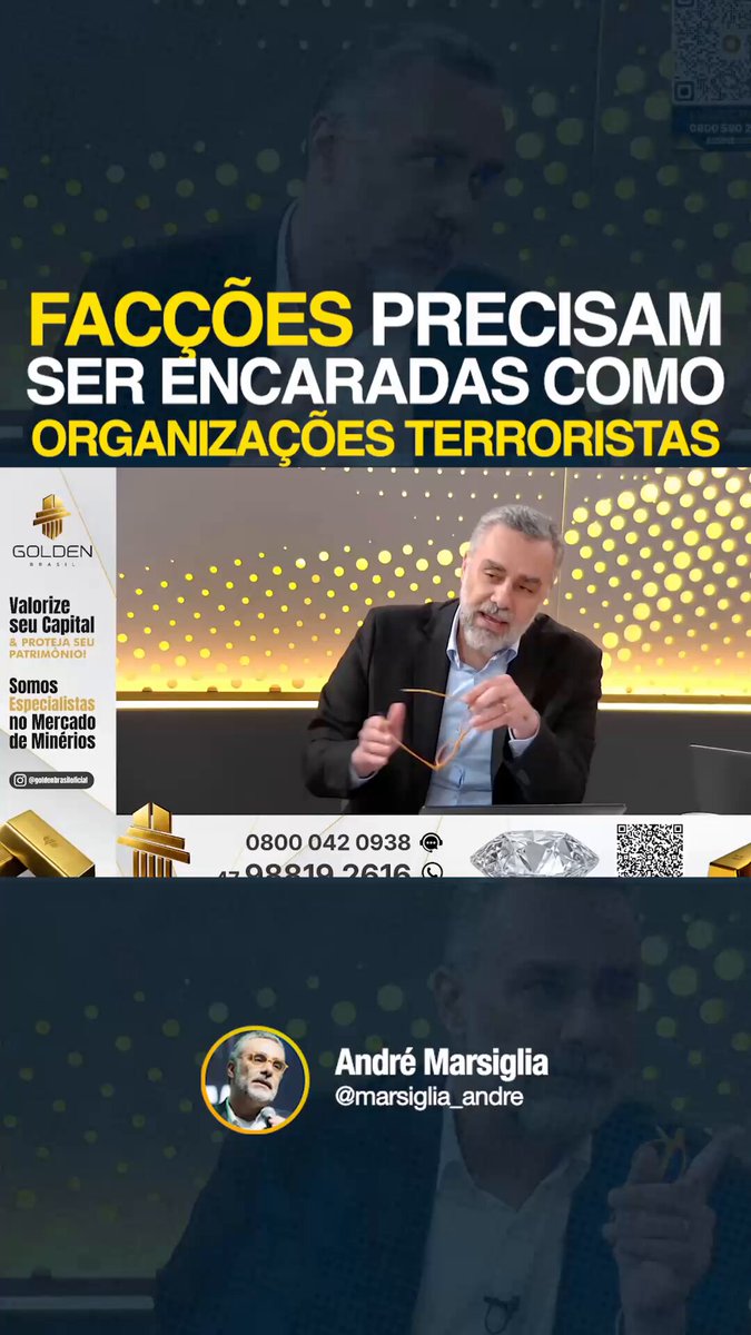 Facções precisam ser encaradas como organizações terroristas.