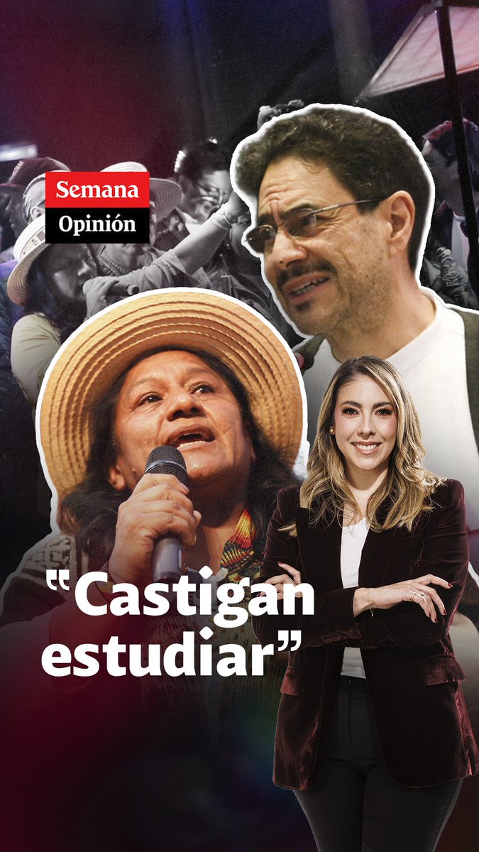 “Las declaraciones de Aida Quilcué desataron una tormenta política, pero también abrieron una pregunta más profunda; ¿qué tipo de país quieren construir? Uno donde el mérito y el estudio sean enemigos o uno donde progresar no sea motivo de odio”: Juanita Gómez opina.