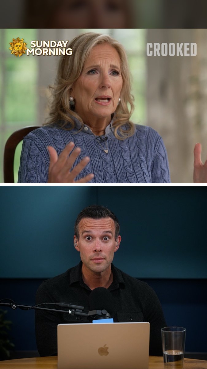 "As I watched it I thought, 'Oh my God, he’s having a stroke.'" –Jill Biden on Joe Biden's 2024 debate performance. #podsaveamerica #crookedmedia #joebiden #jillbiden