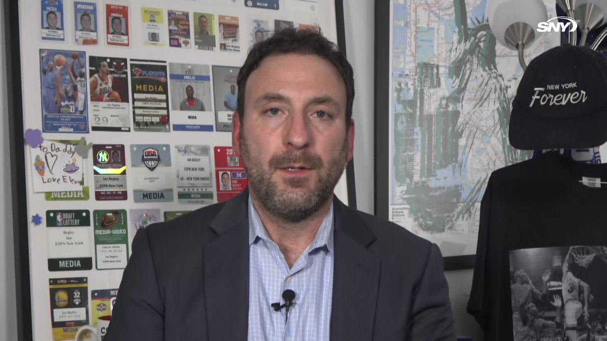 "I know that Robinson will push to play. A player's opinion does matter in these things" Ian Begley with more on Mitchell Robinson's broken pinky and what that means with the NBA Finals coming up