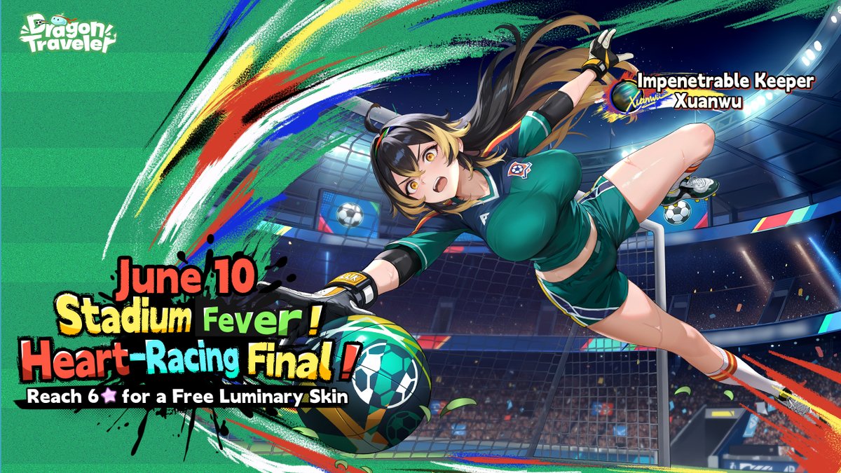 [Xuanwu] She's trained a thousand times, all for this one perfect save! Gift Code: FourSaintsXW On June 4, the Impenetrable Keeper Xuanwu skin also debuts! Follow &amp; Share to Enter the Prize Draw! Rewards: $10 Amazon Gift Card x3 #DragonTraveler