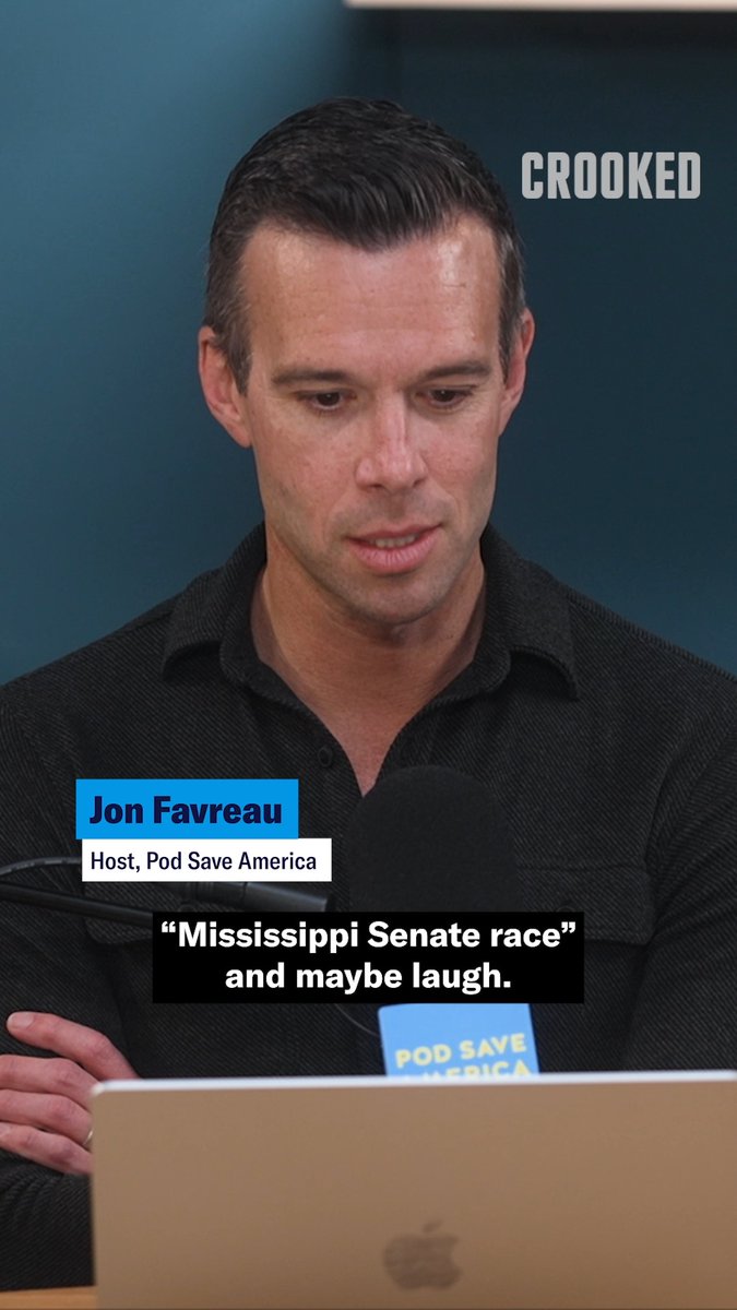 "When we get power again, we have to deliver," –Mississippi Democratic Senate Candidate Scott Colom. #podsaveamerica #crookedmedia #scottcolom #politics