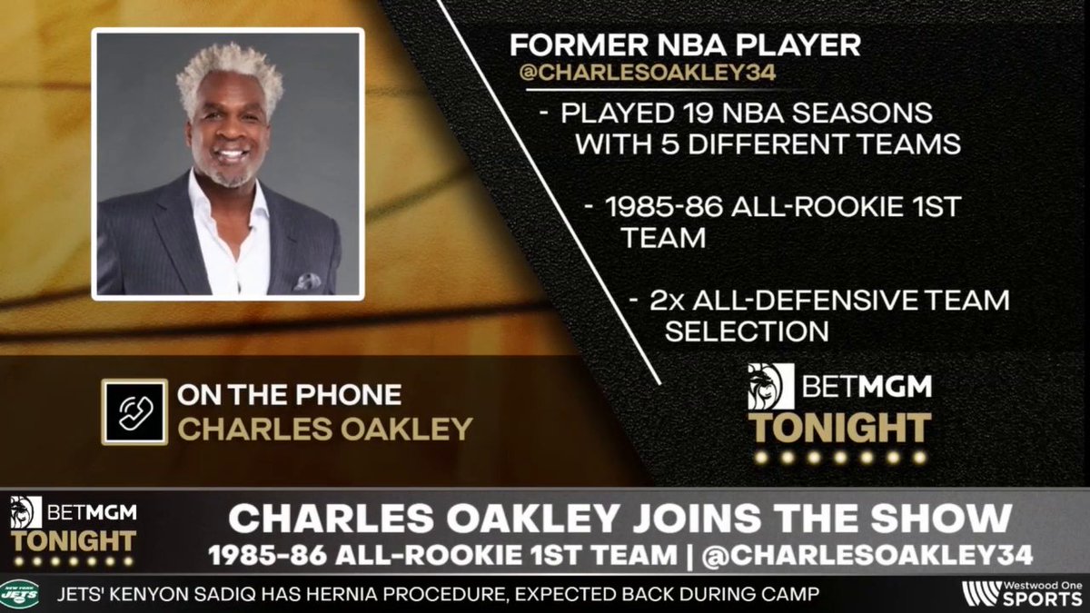 "𝑯𝑬'𝑺 𝑵𝑶𝑻 𝑨 𝑮𝑶𝑶𝑫 𝑻𝑬𝑨𝑴𝑴𝑨𝑻𝑬..." Charles Oakley joins Pat Boyle to speak his truth on former Knicks teammate Patrick Ewing.