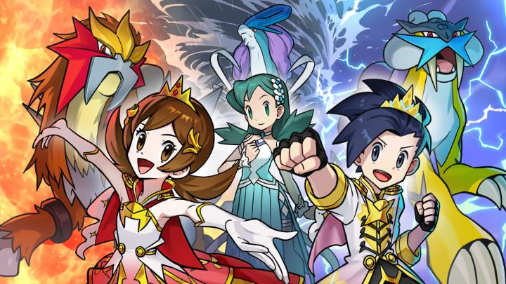アプリゲーム『ポケモンマスターズ EX』に、5月31日(日)15時から「ヒビキ(チャンピオン)&ライコウ」が、6月2日(火)から「コトネ(チャンピオン)&エンテイ」がそれぞれ7月6日(月)14時59分までバディーズサーチで登場! お楽しみに! #ポケマスEX
