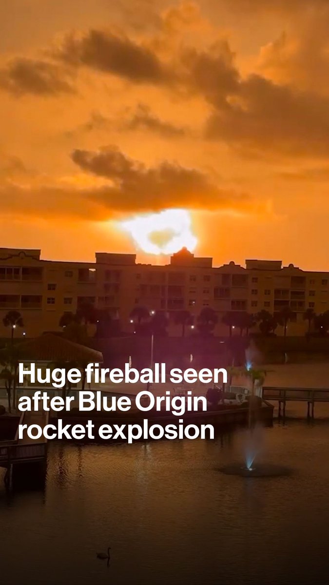 Blue Origin’s New Glenn rocket exploded in a massive fireball while undergoing a test on a Florida launchpad Thursday evening. It deals a major setback to the Jeff Bezos-backed firm in its efforts to challenge a dominant SpaceX. More here: