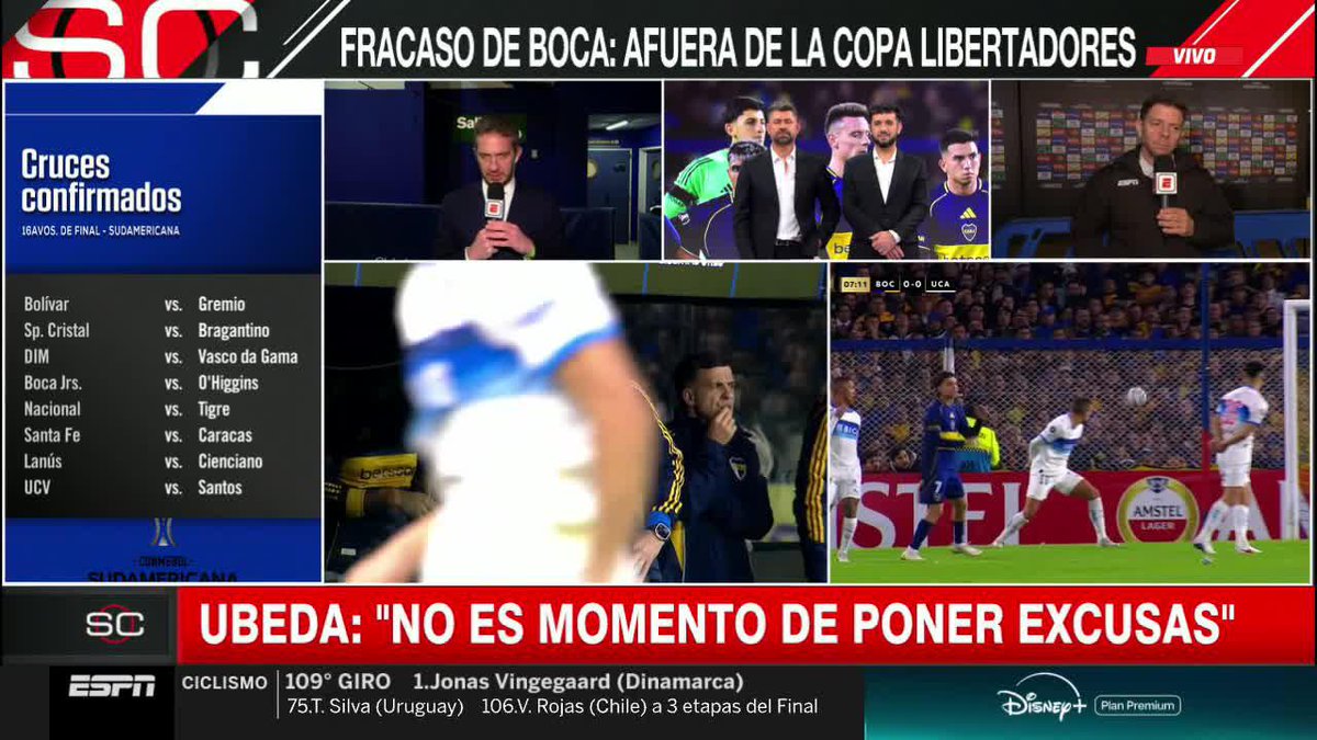 Riquelme, presente en el VESTUARIO de Boca luego de la eliminación en la CONMEBOL #Libertadores. 📺 #DisneyPlus Plan Premium