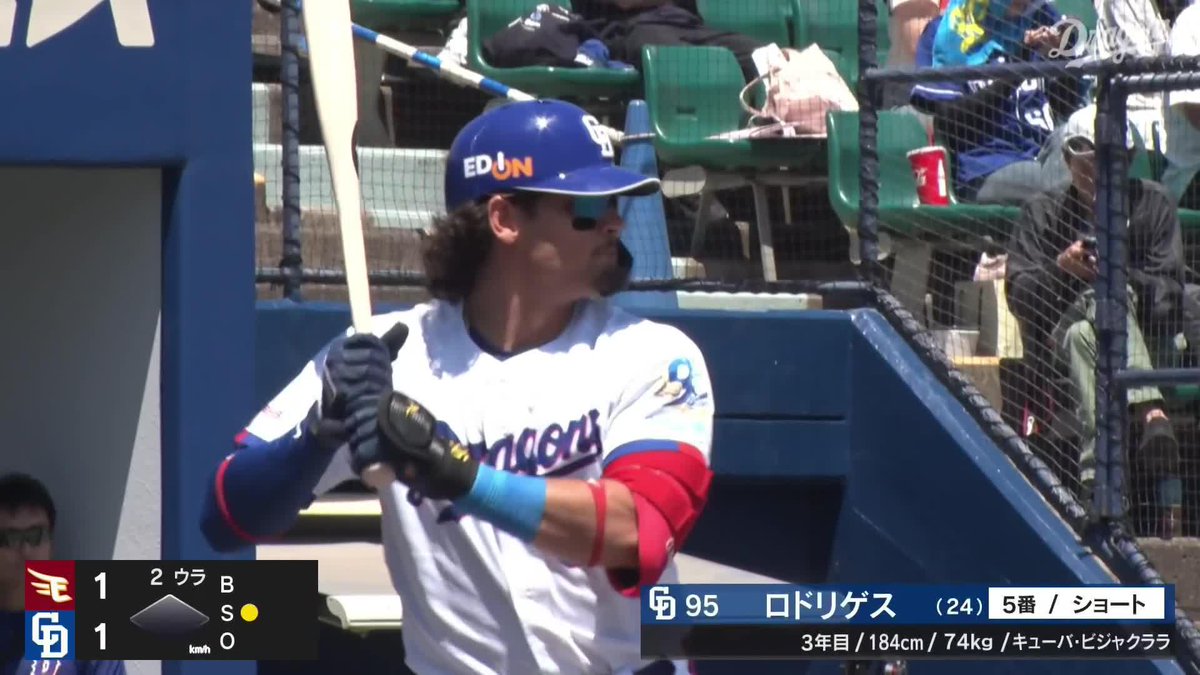 助っ人組が活躍中🤘 ロドリゲス 2者連続弾！ バックスクリーンへの一発で ドラゴンズこの回逆転！ ⚾中日×楽天（ファーム） #イージースポーツ #dragons #だったらDAZN