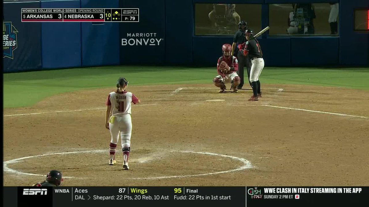 SHE'S MADE FOR THE MOMENT. KUSZIE CALLS GAME.