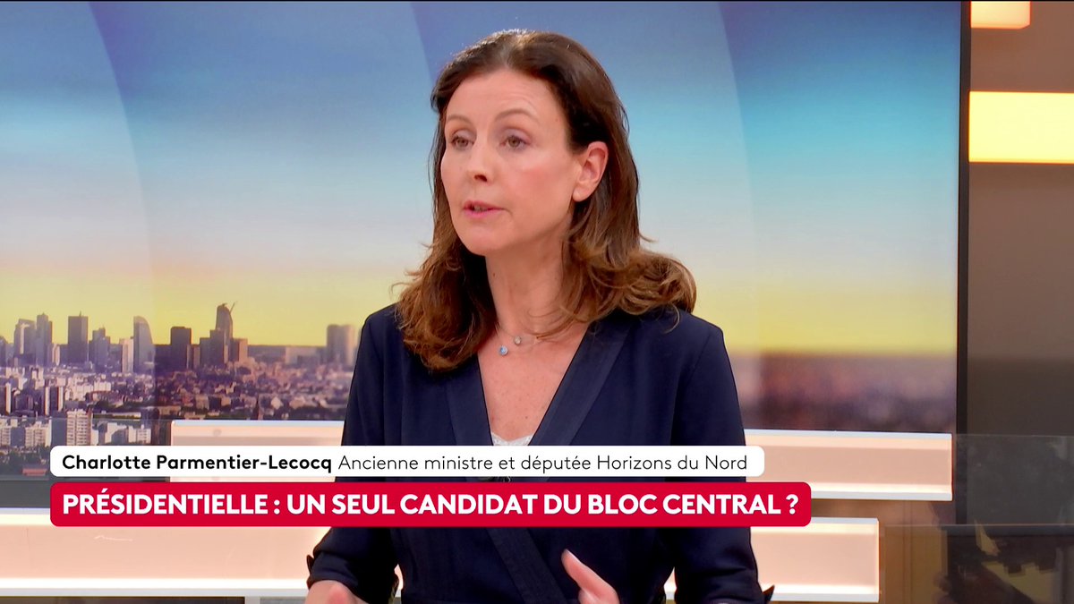 🔴 2027 : faut-il qu'entre Gabriel Attal et Edouard Philippe, l'un se retire au profit de l'autre ? "Il le faut absolument (...) Edouard Philippe est beaucoup plus en position de pouvoir accéder au second tour." 🗣 Charlotte Parmentier-Lecocq, députée Horizons du Nord. #canal16