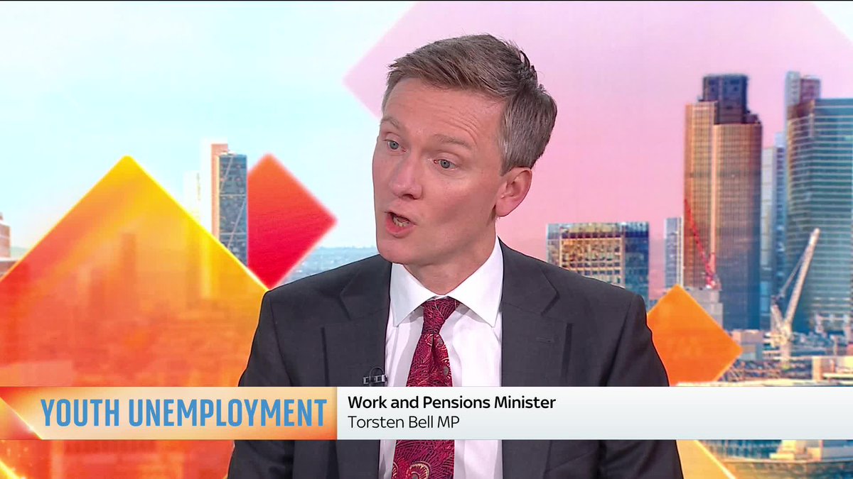 🗣️ 'Are your government policies part of the youth unemployment problem?' - Leah Boleto 🗣️ ‘No, we are part of the answer’ - Minister for Pensions Torsten Bell