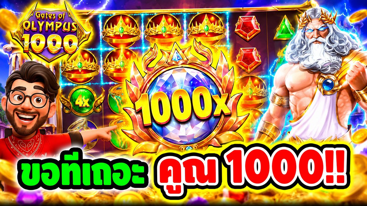 ขอซักทีเถอะ คูณ1000 !! Gate Of Olympus1000 - pragmatic play ⌛️ ติดตามเฮียริช ทุกช่องทาง : #เฮียริชสวิตเซอร์แลนด์
