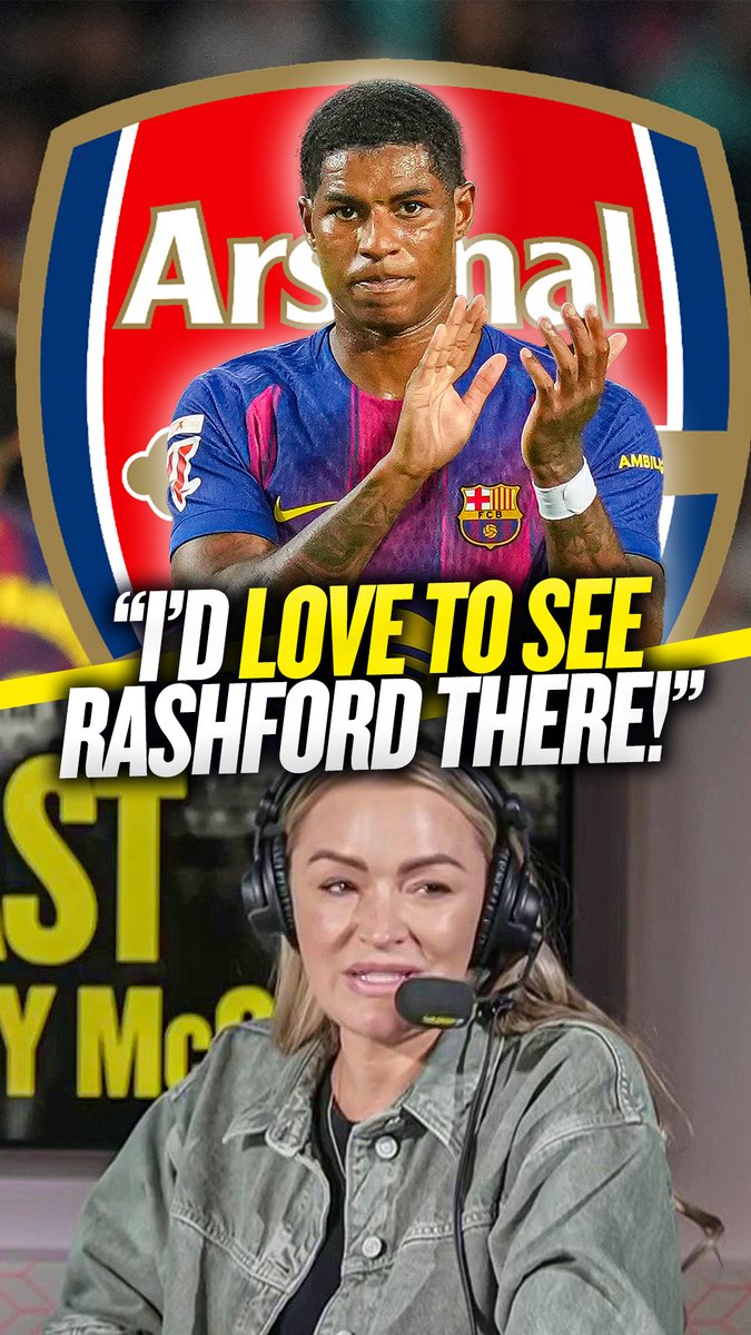 😍 "I would love to see Rashford there!" 😲 "For that kind of money!? Was it £26m!?" TNT Sports host and #AFC fan Laura Woods would be very happy to see Marcus Rashford leave #MUFC for the Emirates this summer! 🙏