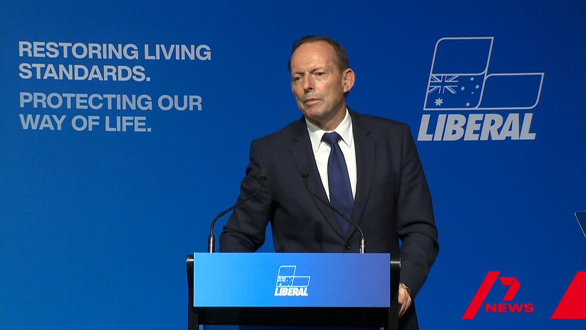 Former Prime Minister Tony Abbott has stormed back into the public spotlight, winning the Liberals' federal presidency and immediately warning that his party faces an existential crisis.