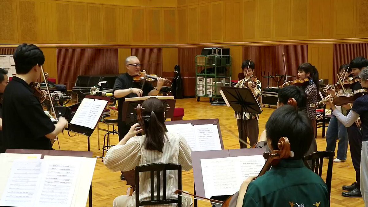 【完売御礼🎉「天神でクラシック音楽発見！ラボ＃12」】あす5/30(土)FFGホールでの公演にむけたリハーサル映像の一部をお届けします！本公演は完売のため当日券販売はございませんが、次回11/7(土)「天クラ＃13」にもぜひご注目ください！▶︎ #九響 #九州交響楽団 #篠崎史紀