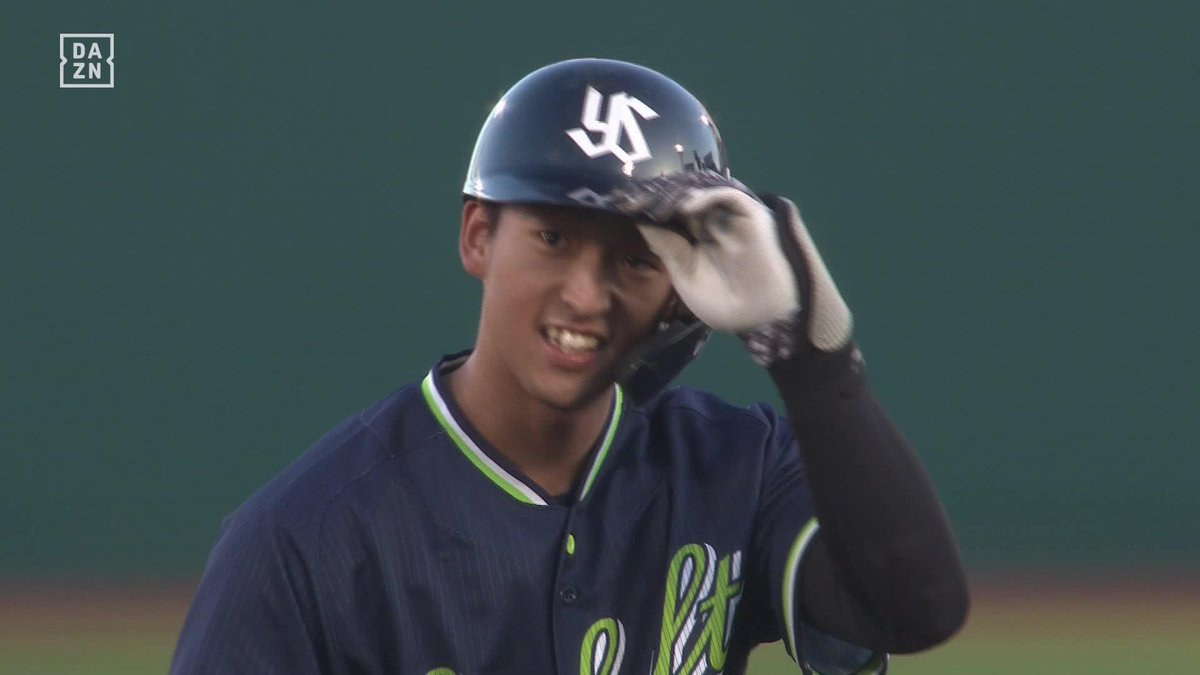若き日の誇りぞ 若燕が羽ばたいた 松下歩叶 プロ初打席で初安打 ⚾️楽天×ヤクルト #swallows #だったらDAZN