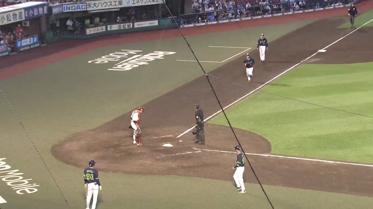 東京ヤクルト 内山壮真 選手に今季第3号2ランホームランを打たれる... 👇日本生命セ・パ交流戦見るならパテレ!