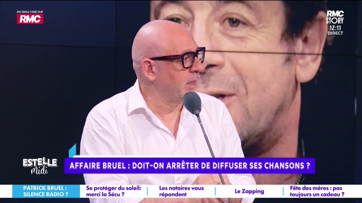 🎶 Affaire Patrick Bruel : faut-il arrêter de diffuser ses chansons ? 🎙️ frédéric hermel🇫🇷 : "Si on commence comme ça, ça va être très compliqué... On va arrêter d'étudier Rimbaud qui a été négrier ! Si on commence à juger les œuvres, on va vider la moitié des bibliothèques !"