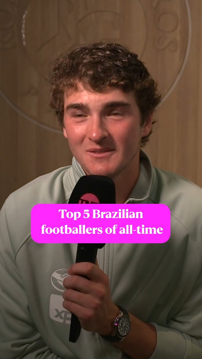 João elegeu seu top 5 de jogadores de futebol brasileiros 🇧🇷⚽️ A lista está aprovada? [Via TNT Sports]