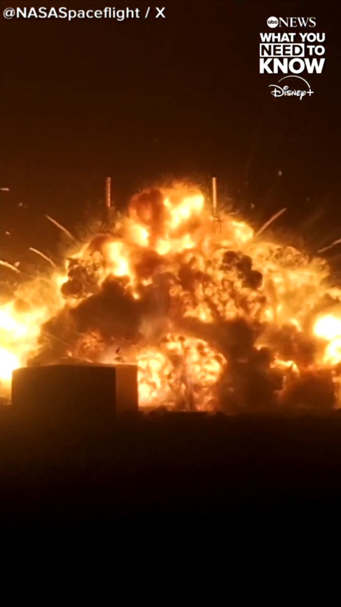A Blue Origin rocket exploded on the launch tower in a fiery blast during a test of its engines on Thursday night, the company said. What You Need to Know is now streaming on Disney+. Stream now: