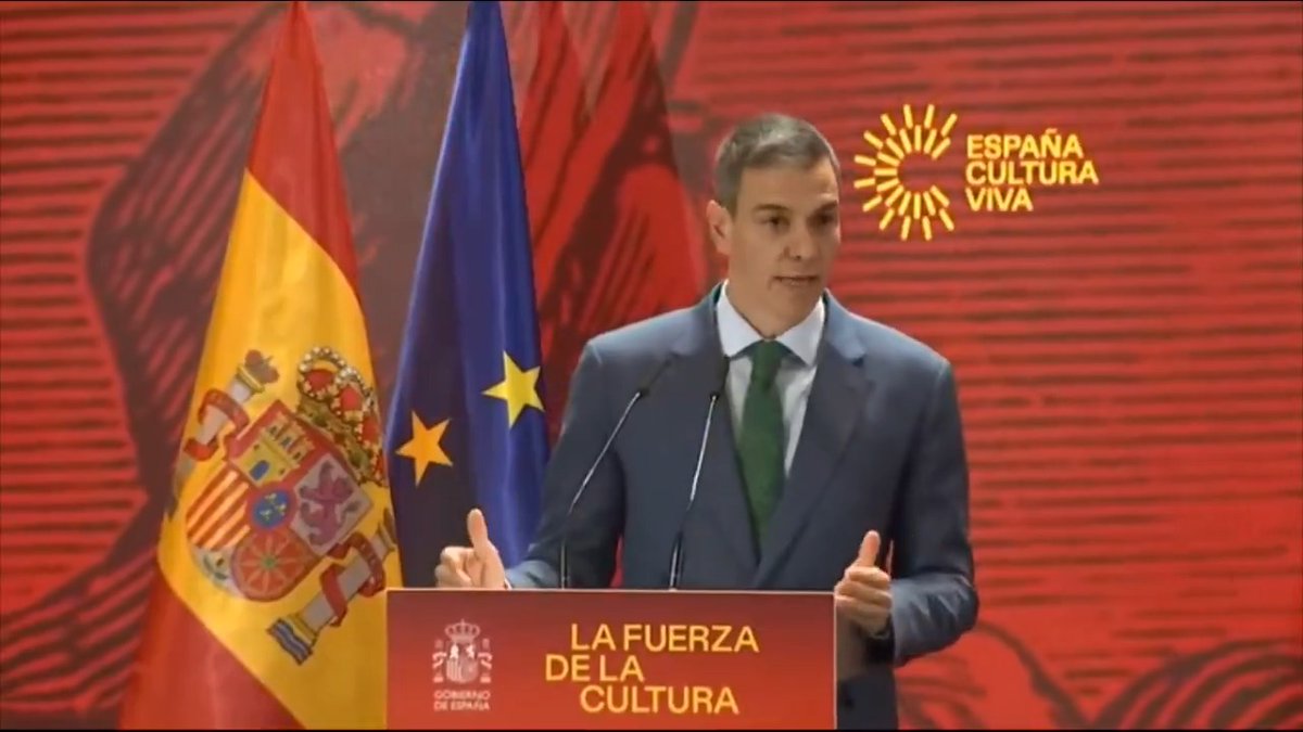 #EnDirecto | Pedro Sánchez: "Me parece un puntazo que España sea la cuarta potencia mundial en cultura y patrimonio"