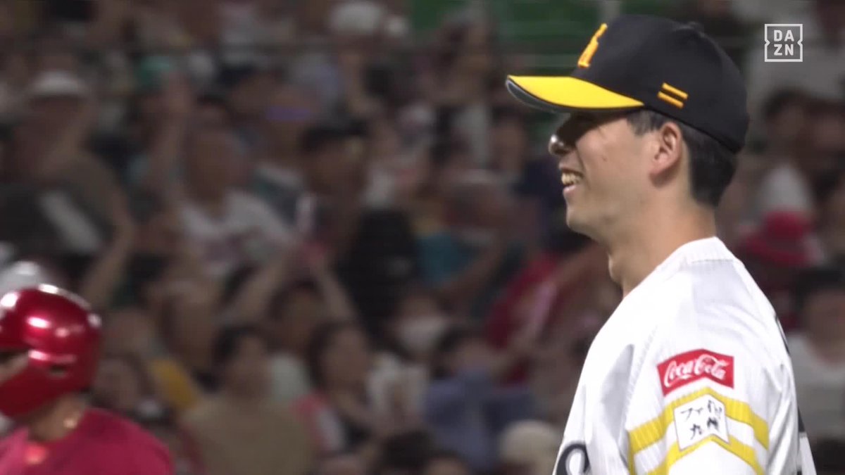 左の47 打たれた安打はわずか1本 大関友久 4年ぶりの完封勝利 〈本日の成績〉 回:9 球:112 安:1 振:5 四:2 失:0 ⚾️ソフトバンク×広島 #sbhawks #だったらDAZN