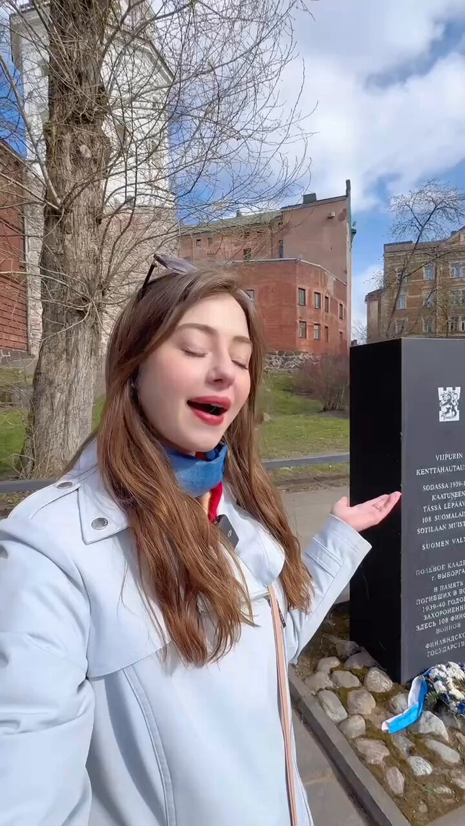 While Europe tears down Soviet WW2 memorials in an attempt to erase history, Russia keeps them up. Even this one in Vyborg, honoring Finnish soldiers who fought alongside Nazi Germany. We don't destroy history, we learn from it.