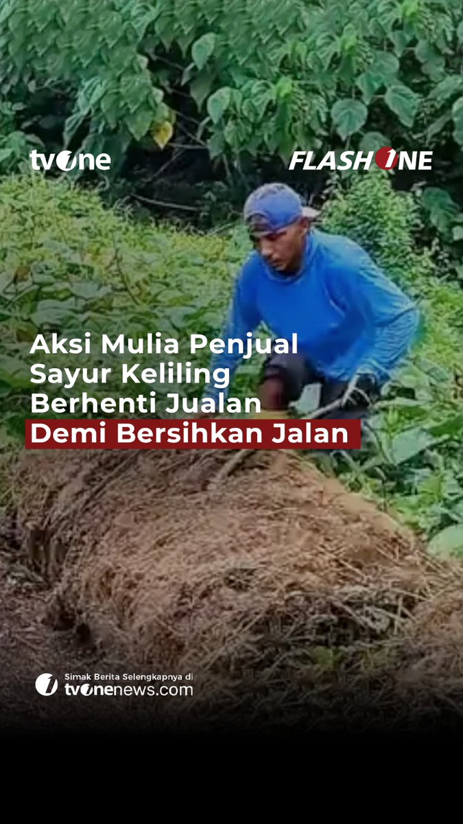 Sosok penjual sayur keliling di Maluku Tengah viral di media sosial setelah terekam membersihkan rumput liar yang menutupi sebagian badan jalan. Selengkapnya di video berikut ini! #ForYourInformation #CariBeritaditvOne #MalukuTengah #Inspiratif #Viral #FYI02 #ZA03