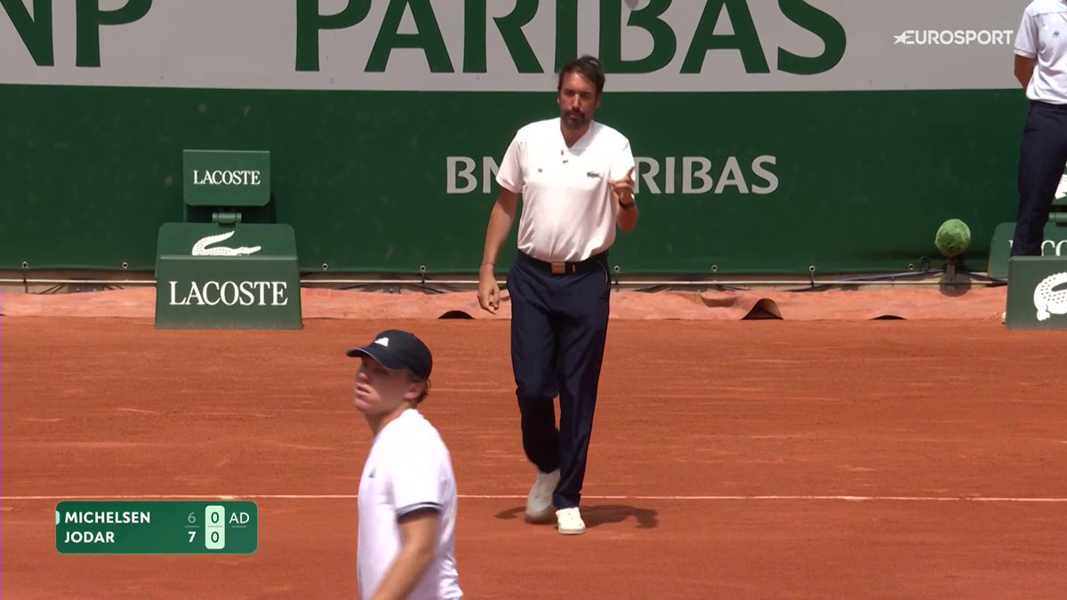 🤔 Creíamos que Juanca era alérgico al curro... ¿qué hacía en el Michelsen-Jódar? #RolandGarros