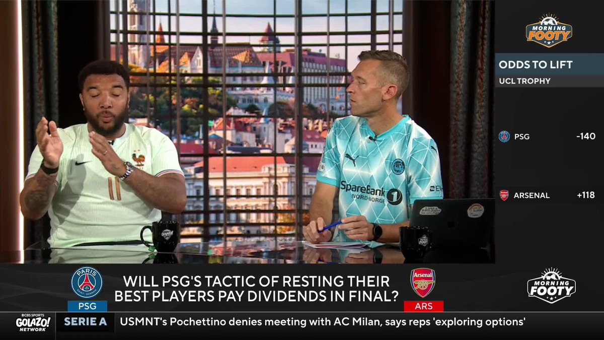 Which team will enter the Champions League final more physically and mentally prepared? Troy Deeney, Jimmy Conrad and Michael Lahoud weigh in as Arsenal and PSG prepare to face off ⚔️