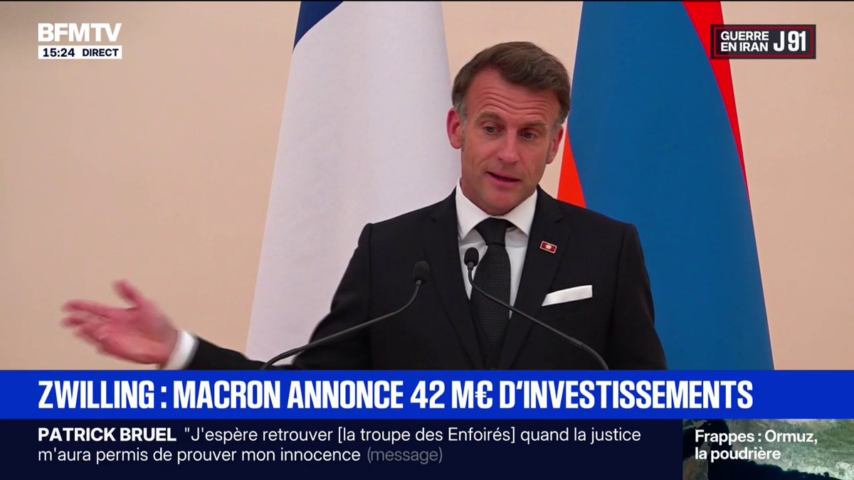 💬 "La France est le pays d'Europe le plus attractif d'Europe" assure Emmanuel Macron