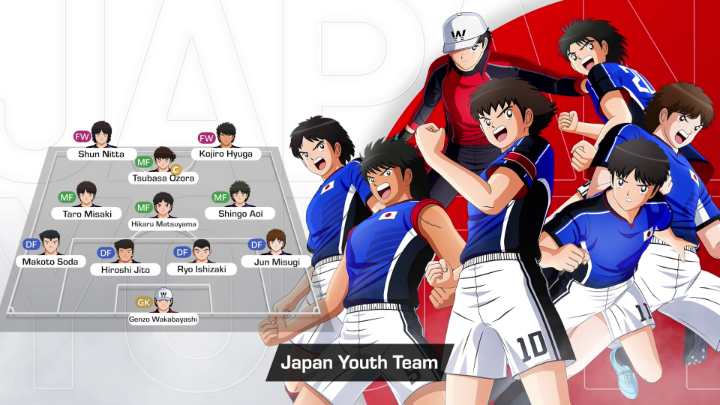 Time to fly with Japan's Youth Team!🪽 The first team is now out on the pitch...21 more are warming up 👀 Pre-order CAPTAIN TSUBASA 2: WORLD FIGHTERS now: #CaptainTsubasa #WorldFighters