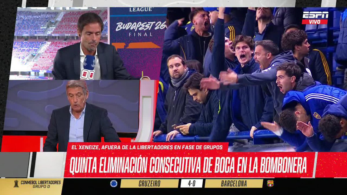 "SI TENÉS UN PLANTEL MEDIOCRE, NO HACÉS PESAR LA LOCALÍA" Lo que dejó la eliminación de Boca de la CONMEBOL #Libertadores en La Bombonera. ▶️ Mirá #ESPNF12 en el Plan Premium de #DisneyPlus