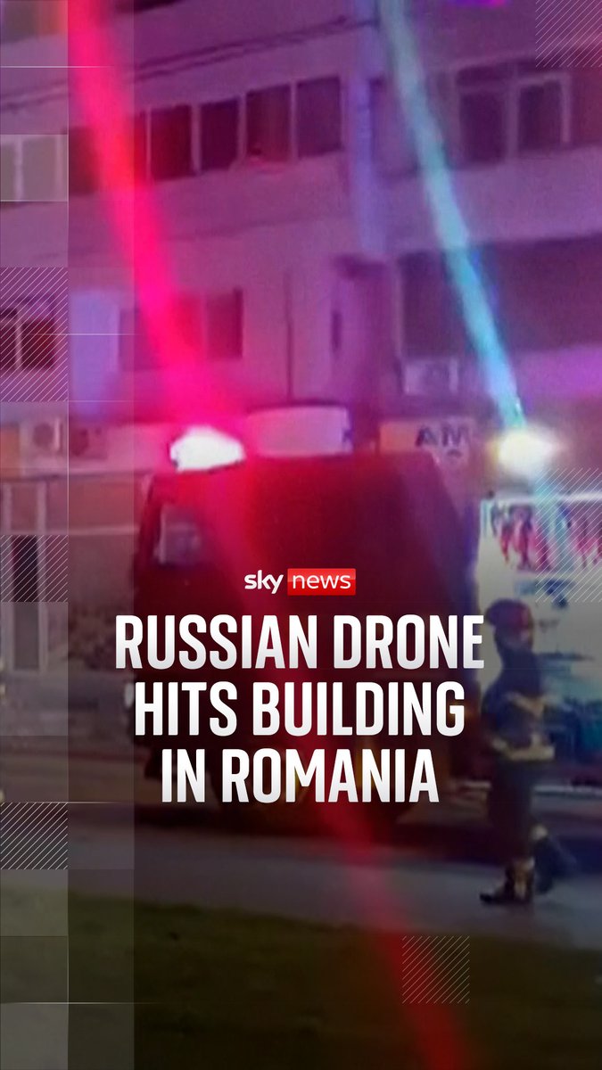A Russian drone has hit a block of flats in Romania, injuring two people and prompting swift condemnation and the threat of repercussions. Military analyst Sean Bell FRAeS FIoD CDir BSc says NATO, the UK and Europe need to take 'more robust actions' after another 'escalation' from Russia. 🔗