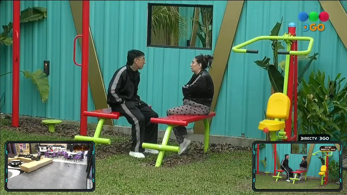 La Pinco se interesó por la discusión de Cinzia y Brian. Creo que a ella la pilla en el medio. #GranHermano #GranHermanoAr