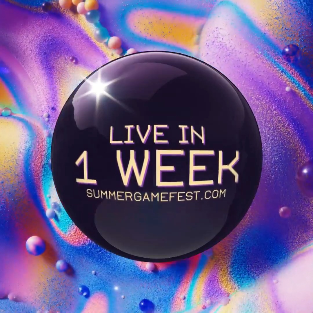 Just one week until #SummerGameFest is live NEXT FRIDAY. Streaming at 5p ET /2p PT / 11p CEST at Two hours of video game news, updates + surprises for fans across all platforms.