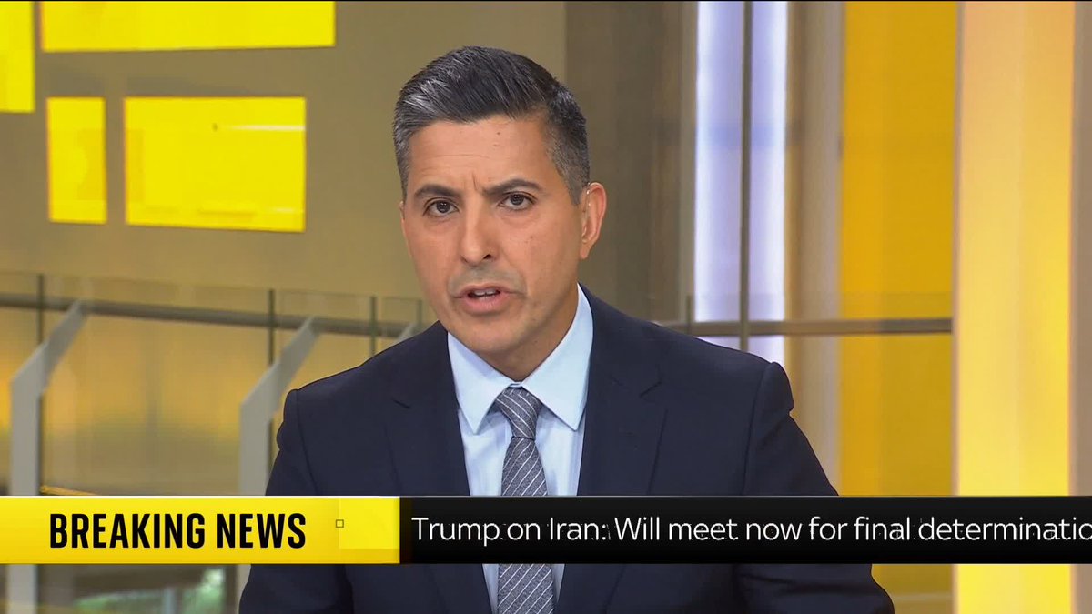 BREAKING: Donald Trump has laid out demands for Iran on Truth Social, as he says he is making a 'final determination' on an agreement between the two countries. David Blevins reports. 📺 Sky 501, Virgin 602, Freeview 233 and YouTube